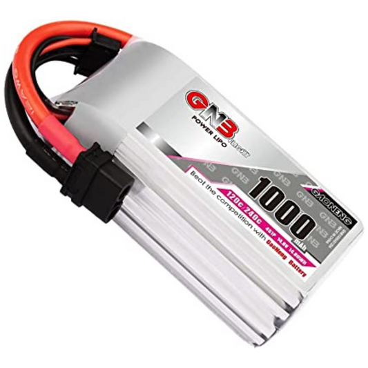 GNB 4S 1000mAh 14.8V 120C Lipo Battery.