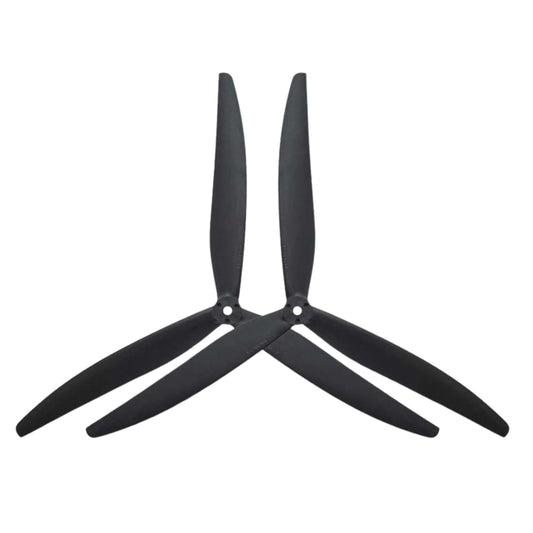 Gemfan 13X9 Glass Fiber Nylon 3 Blade Black – 1CW + 1CCW
