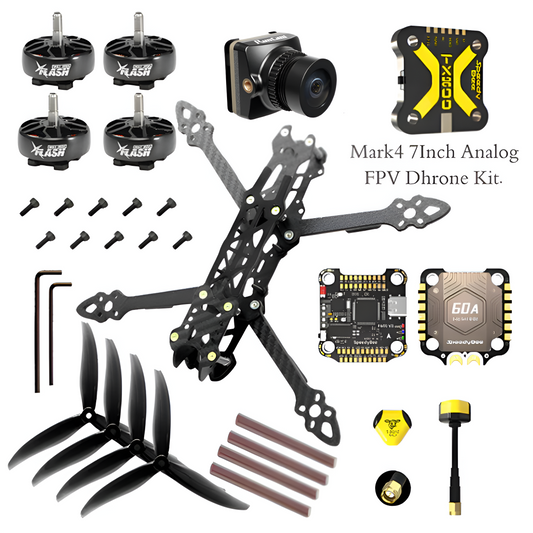 Mark4 7inch 295mm Carbon Fiber Analog FPV Drone Kit