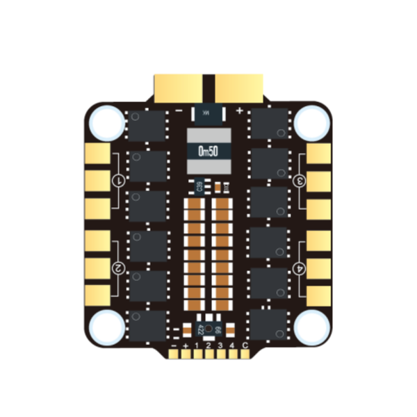 DakeFPV BX 8S 70A 4-in-1 ESC for FPV (Electronic Speed Controller)
