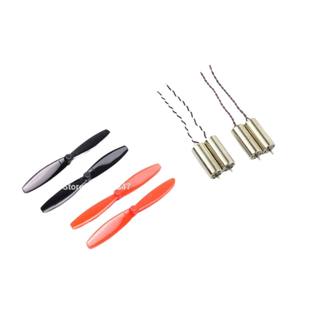 55 mm Blade Propeller Prop with 8520 CW & CCW Coreless Brushed Motor For Indoor Racing Drone Quad-copter