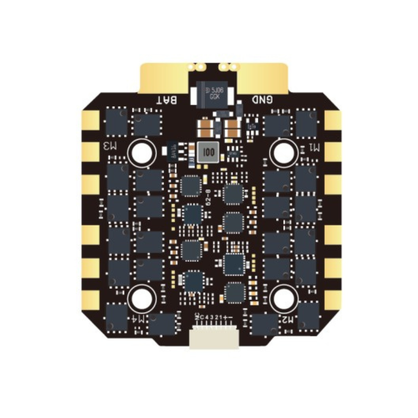 DakeFPV BLHeli S 12S 120A 4 in 1 ESC (Electronic Speed Controller)