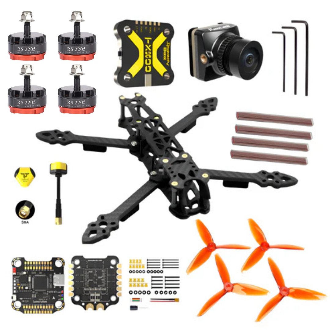 Mark4 6 Inch 260mm Carbon Fibre Analog FPV Racing Drone Kit