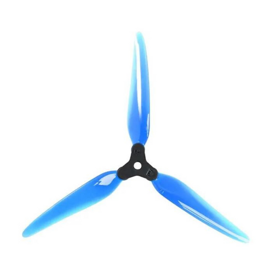 DAL Fold 2 F7 7" Folding Freestyle Propeller 2CW+2CCW - (2Pairs) - Crystal Blue.