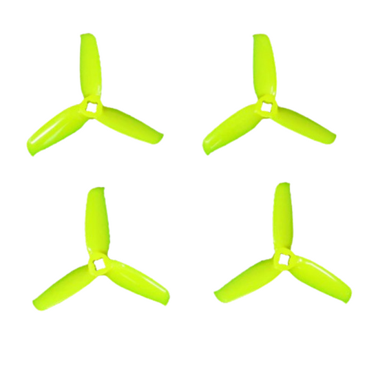 Orange 3052(3X5.2) Tri Blade Flash Propellers 2CW+2CCW 2 Pair-Lemon Yellow