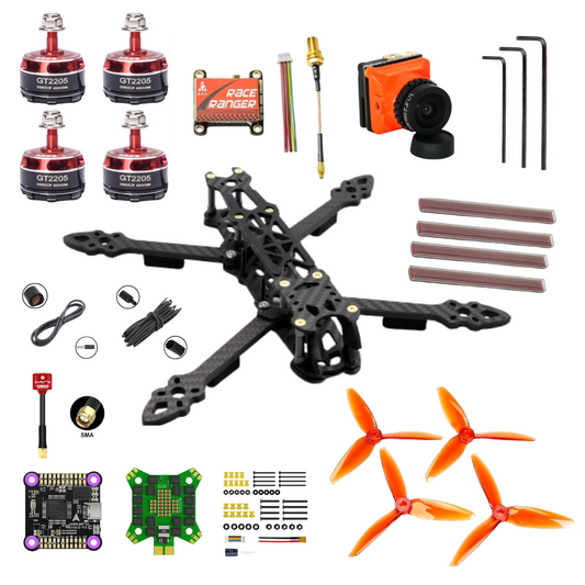 Mark4 6 Inch 260mm Carbon Fibre Analog FPV Racing Drone Kit