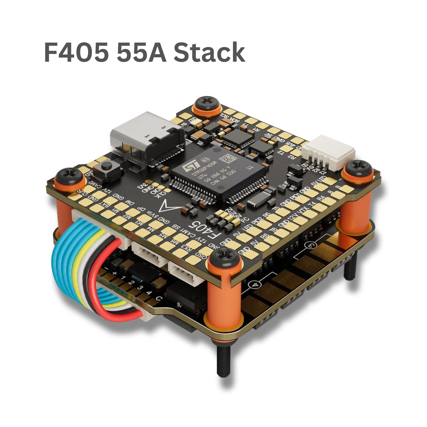 DakeFPV F405 BLS 55A 30x30 FC & ESC Stack