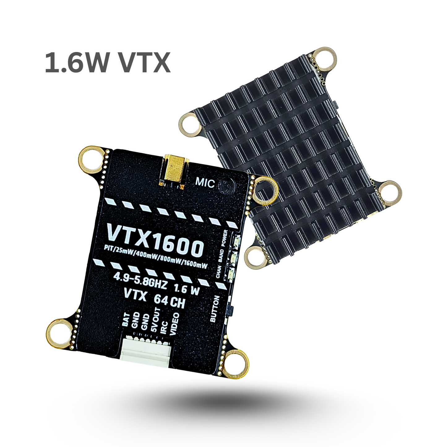 Long Range 5.8G 1.6W FPV Drone Video Transmitter