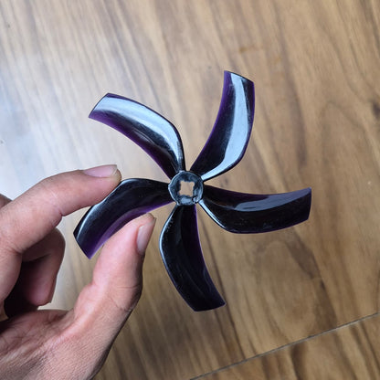 Gemfan D90 5-Blade 2mm & M5 Ducted Cinewhoop Propeller (Black) - Black