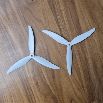 Gemfan 7035 Hurricane PC Reinforced 3 Blade Propellers 2CW + 2CCW – White