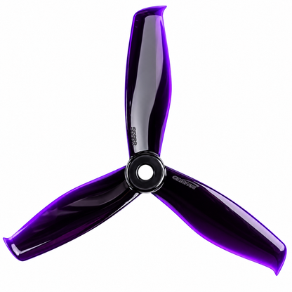 Gemfan 5055S Hulkie PC 3-Blade Freestyle Propeller for 5 Inch FPV Drone (2CW + 2CCW) - Black