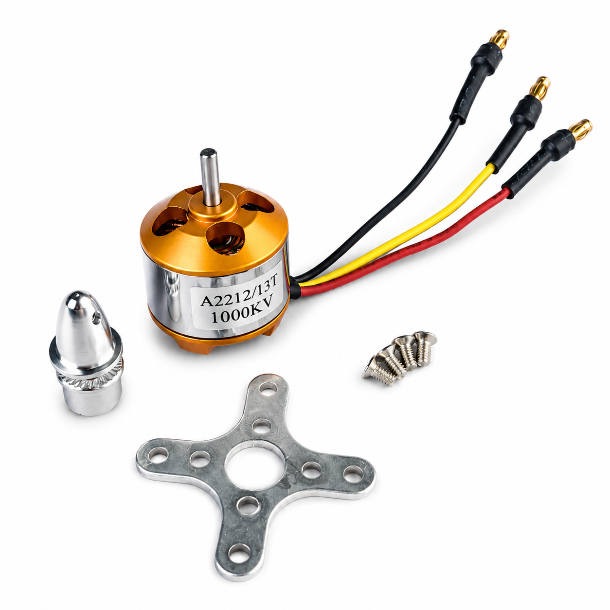 1000KV A2212 Brushless Motor with Mounting Accessories