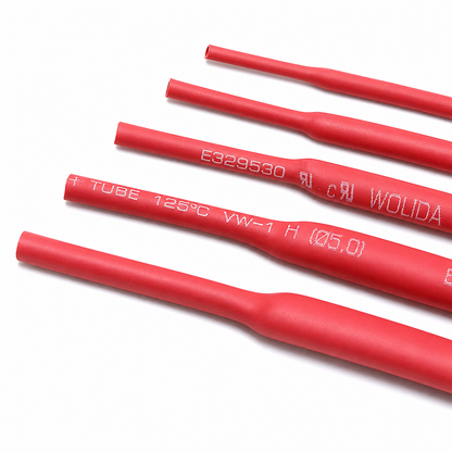 Heat Shrink Sleeve 3mm Red 1meter