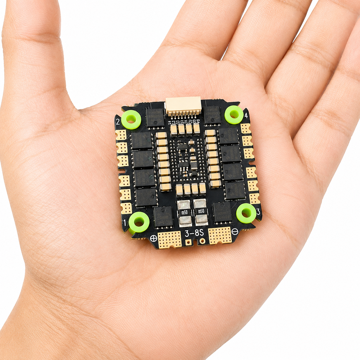 Aocoda-RC 3065 AM32 32Bit 65A 4-in-1 ESC Demonstration in Hand