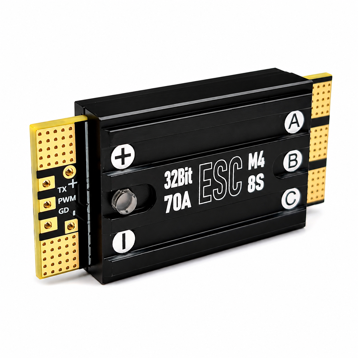 Angled View of Aocoda-RC 70A AM32 3-8S Single ESC
