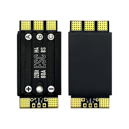Aocoda-RC 80A 48K AM32 3-8S Single Brushless ESC Front and Back View for FPV Drone Motors