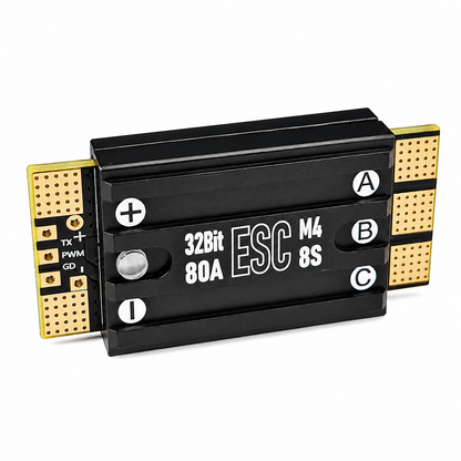 Aocoda-RC 80A 48K AM32 3-8S Single ESC Front View for FPV Drone Motors
