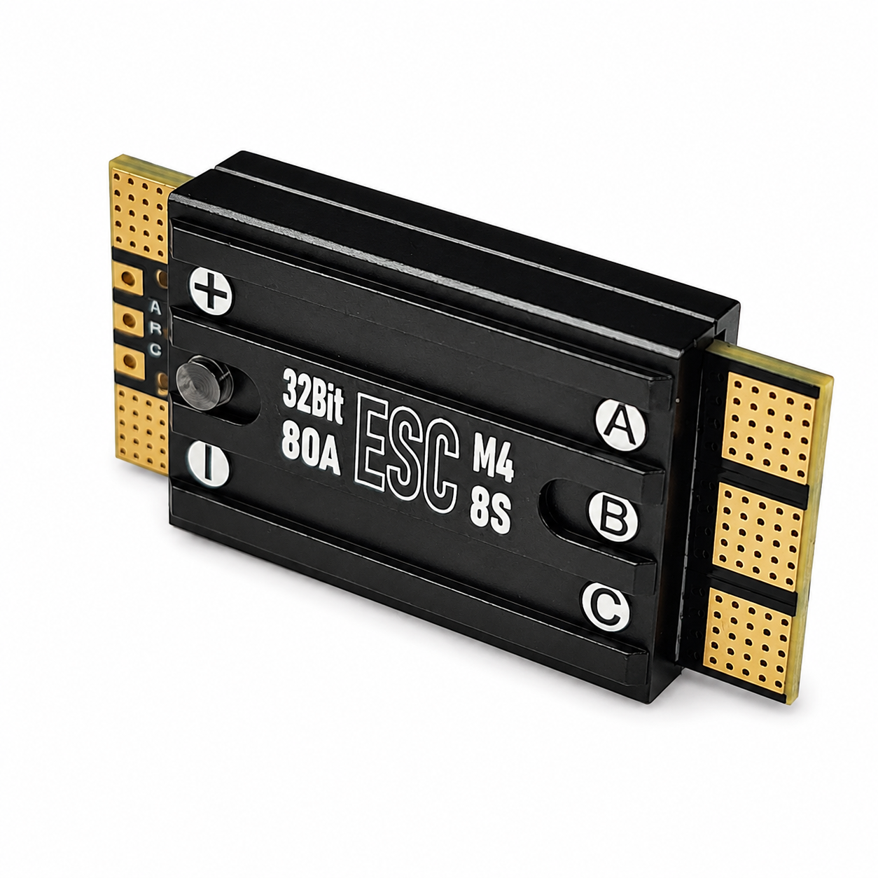 Angled View of Aocoda-RC 80A 48K AM32 3-8S Single ESC