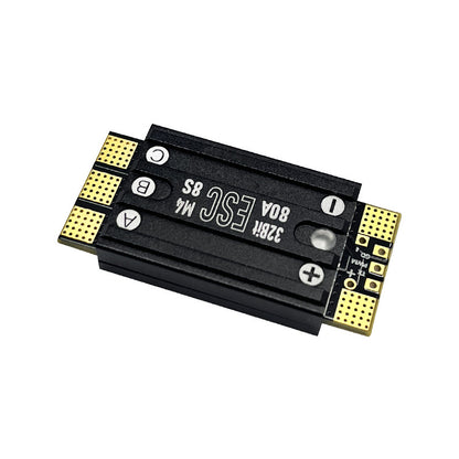 Side View of Aocoda-RC 80A 48K AM32 3-8S Brushless ESC for High Performance FPV Drones