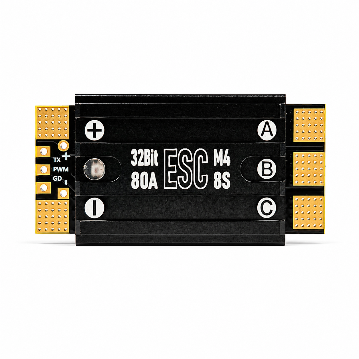 Back View of Aocoda-RC 80A 48K AM32 3-8S Single ESC