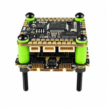 Mounted Aocoda RC F405 65A V4 8Bit Stack on FPV Drone Frame