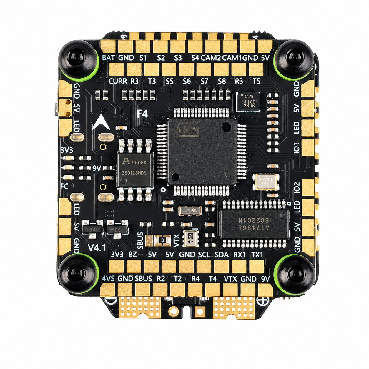 Top View of Aocoda RC F405 75A V4 8Bit Flight Controller Stack