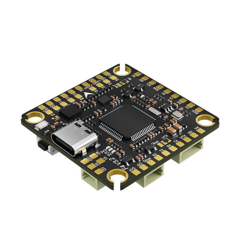 Angled View of Aocoda RC F405 V3.2 Flight Controller with BLE