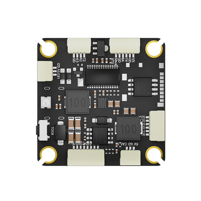 Rear View of Aocoda RC F405 V3.2 Flight Controller PCB