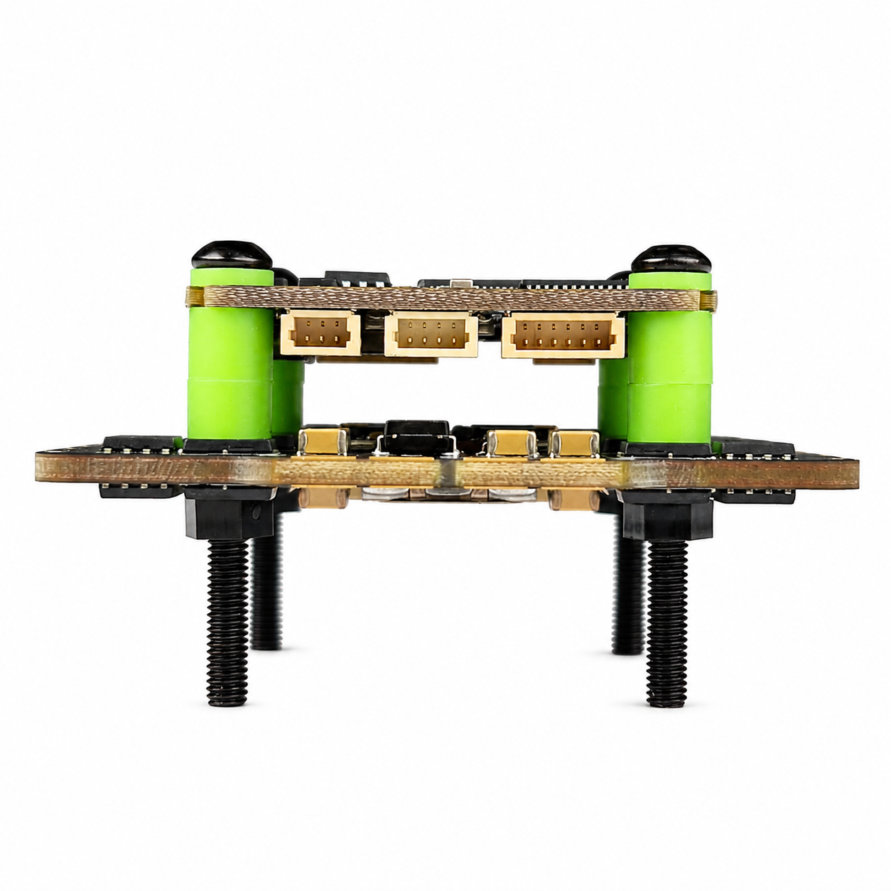 Mounted Aocoda RC F405 V4 80A AM32 Stack on FPV Drone Frame