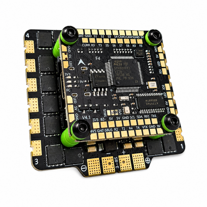 Top View of Aocoda RC F405 V4 80A AM32 ESC Stack PCB
