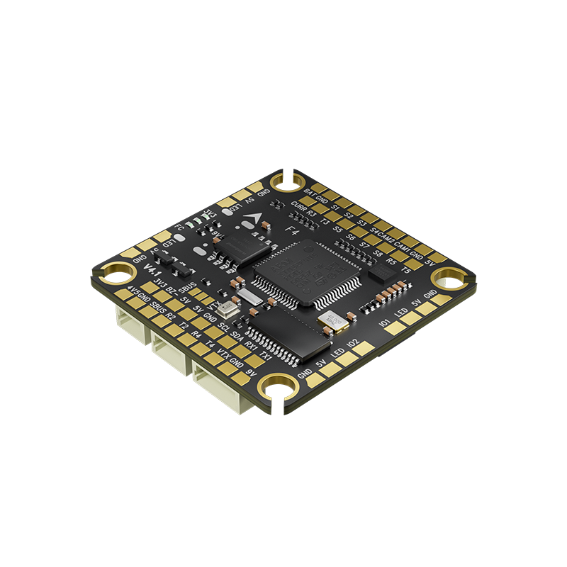 Angled View of Aocoda RC F405 V4 Flight Controller