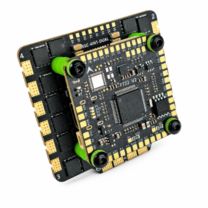 Front View of Aocoda RC F722 V2 80A AM32 30x30mm FPV Stack