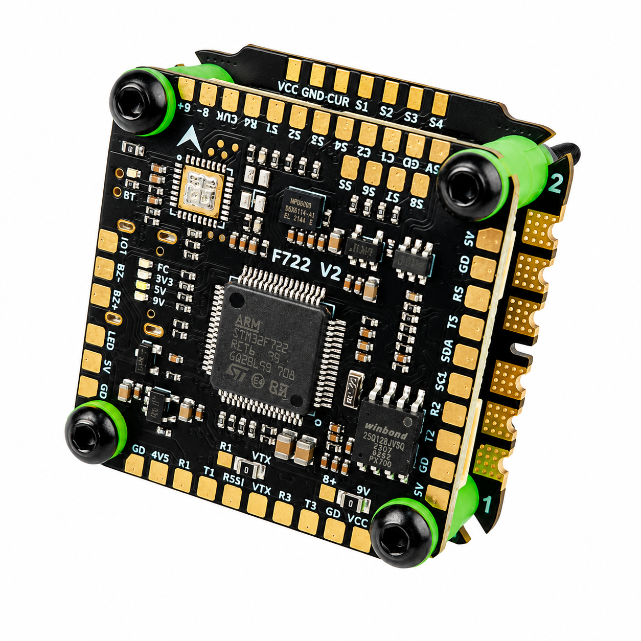 Aocoda-RC F722 V2 FC Stack with 75A 3075S ESC Accessories and Mounting Hardware