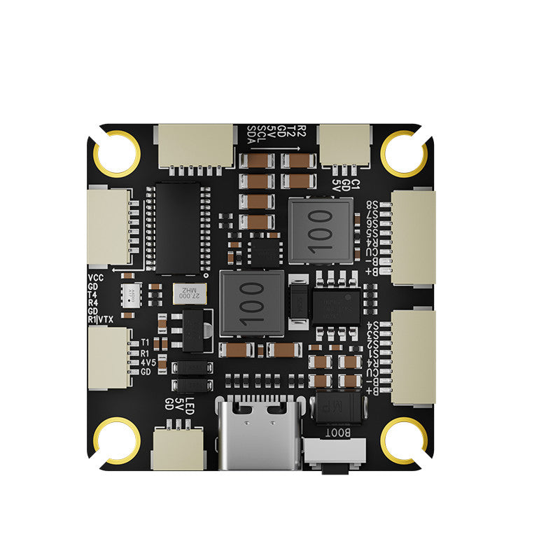 Top View of Aocoda-RC F722 V2 Flight Controller X8 UART
