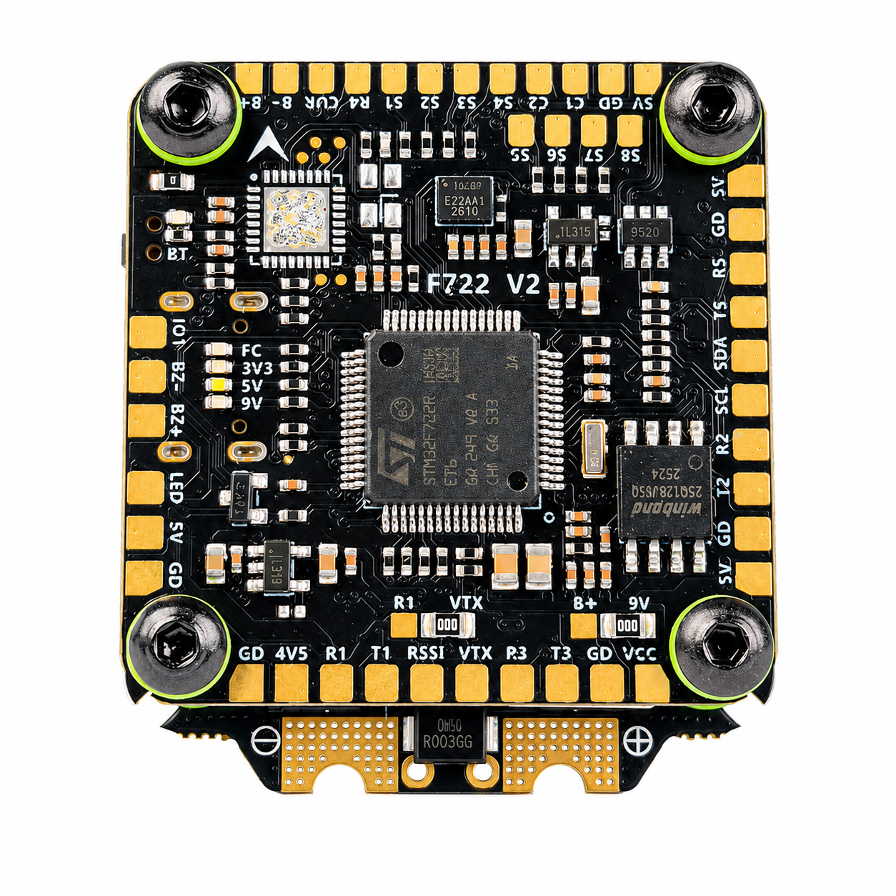 Aocoda-RC F765S V2 Flight Controller and 65A 3065S ESC PCB Board View