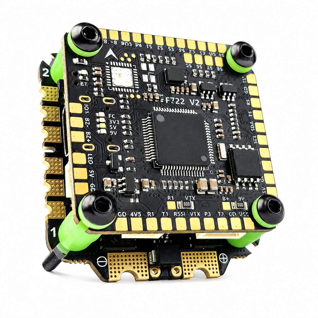 Top View of Aocoda-RC F765S V2 FC Stack with 65A 3065S ESC