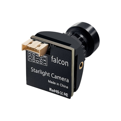 Rear View of Aocoda-RC Falcon Starlight FPV Camera Showing PCB and Connector