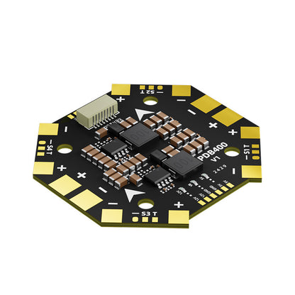Aocoda-RC PDB400 12S 400A Power Distribution Board Front View for FPV Drone Power Systems