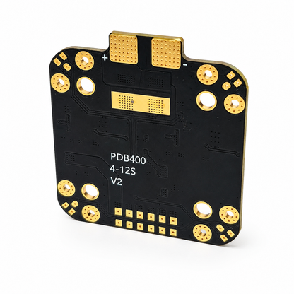 Side View of Aocoda-RC PDB400 High Current Power Distribution Board