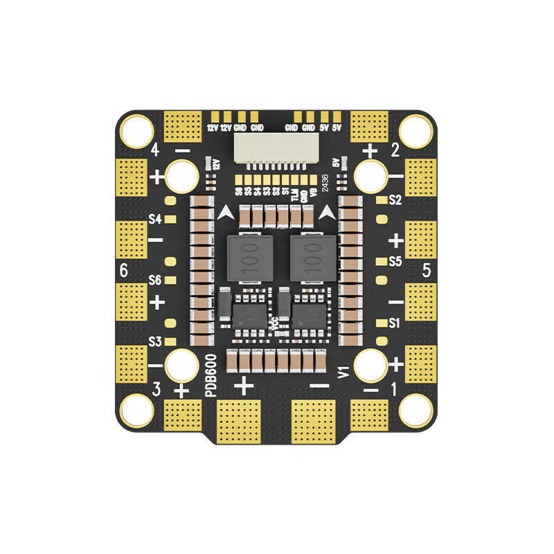 Top View of Aocoda-RC PDB600 8S 600A Power Distribution Board for FPV Drones