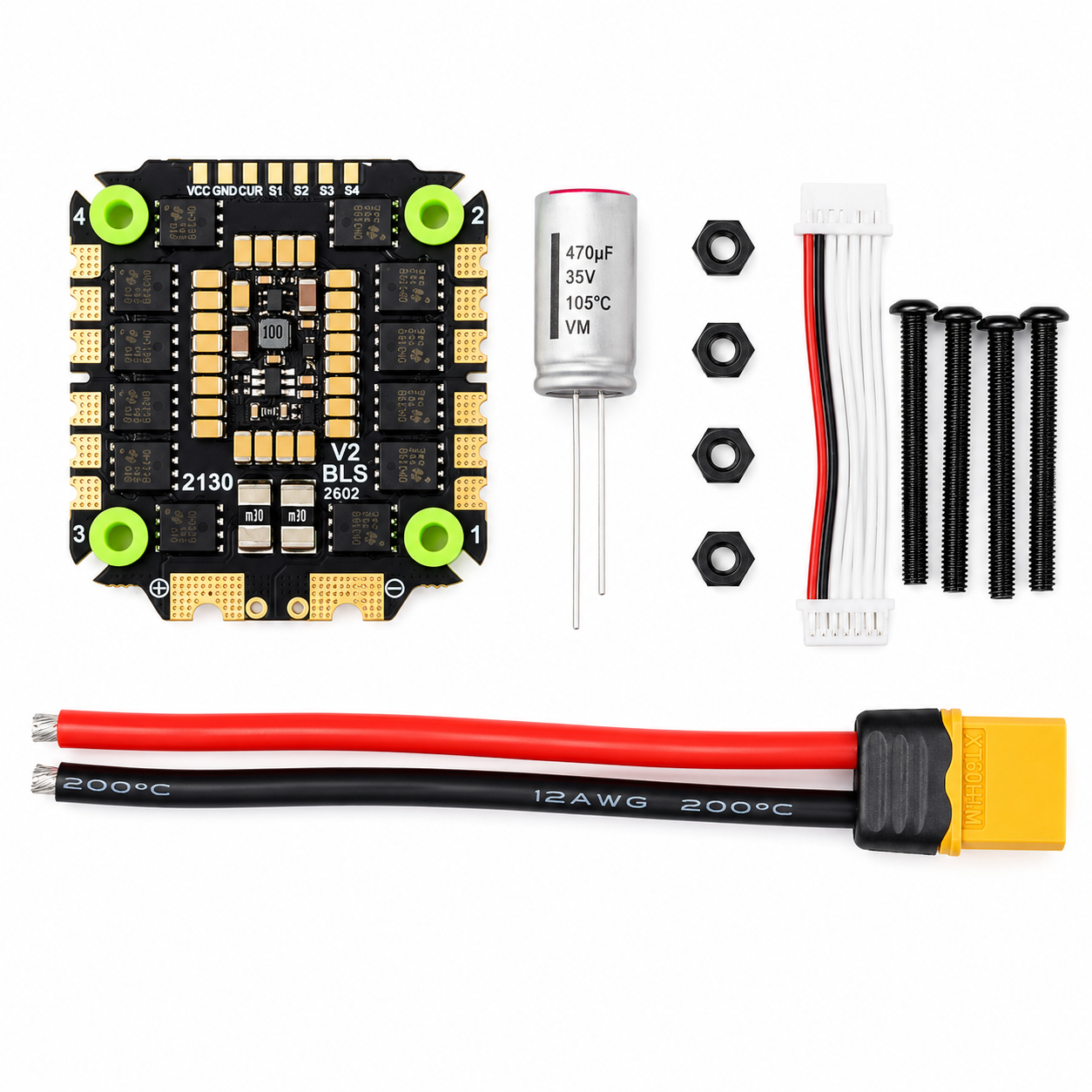 PCB Layout of Aocoda-RC Warrior 3055S 4-in-1 ESC