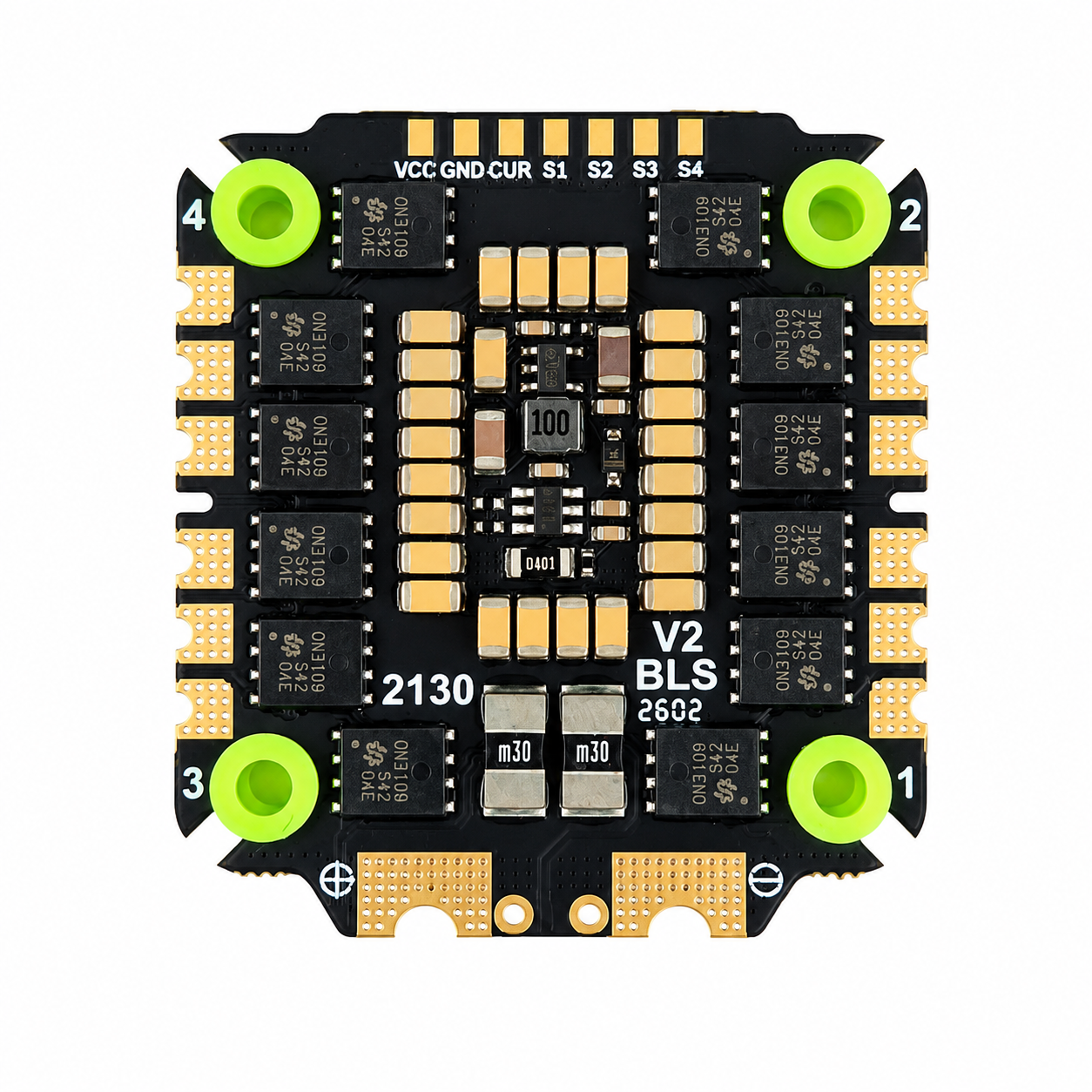 Top View of Aocoda-RC Warrior 3055S 4-in-1 ESC