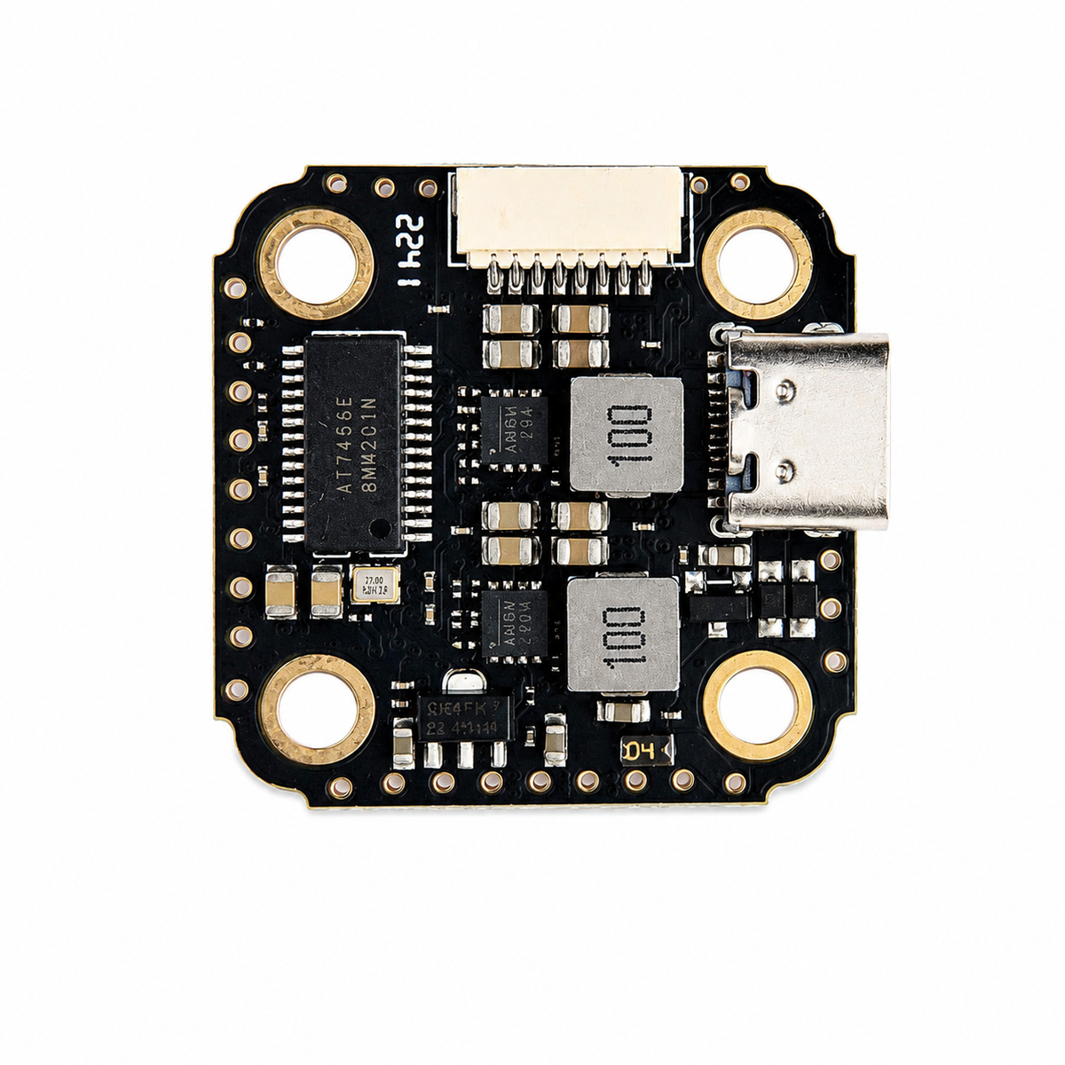 AocodaRC F7 Mini Flight Controller with included accessories