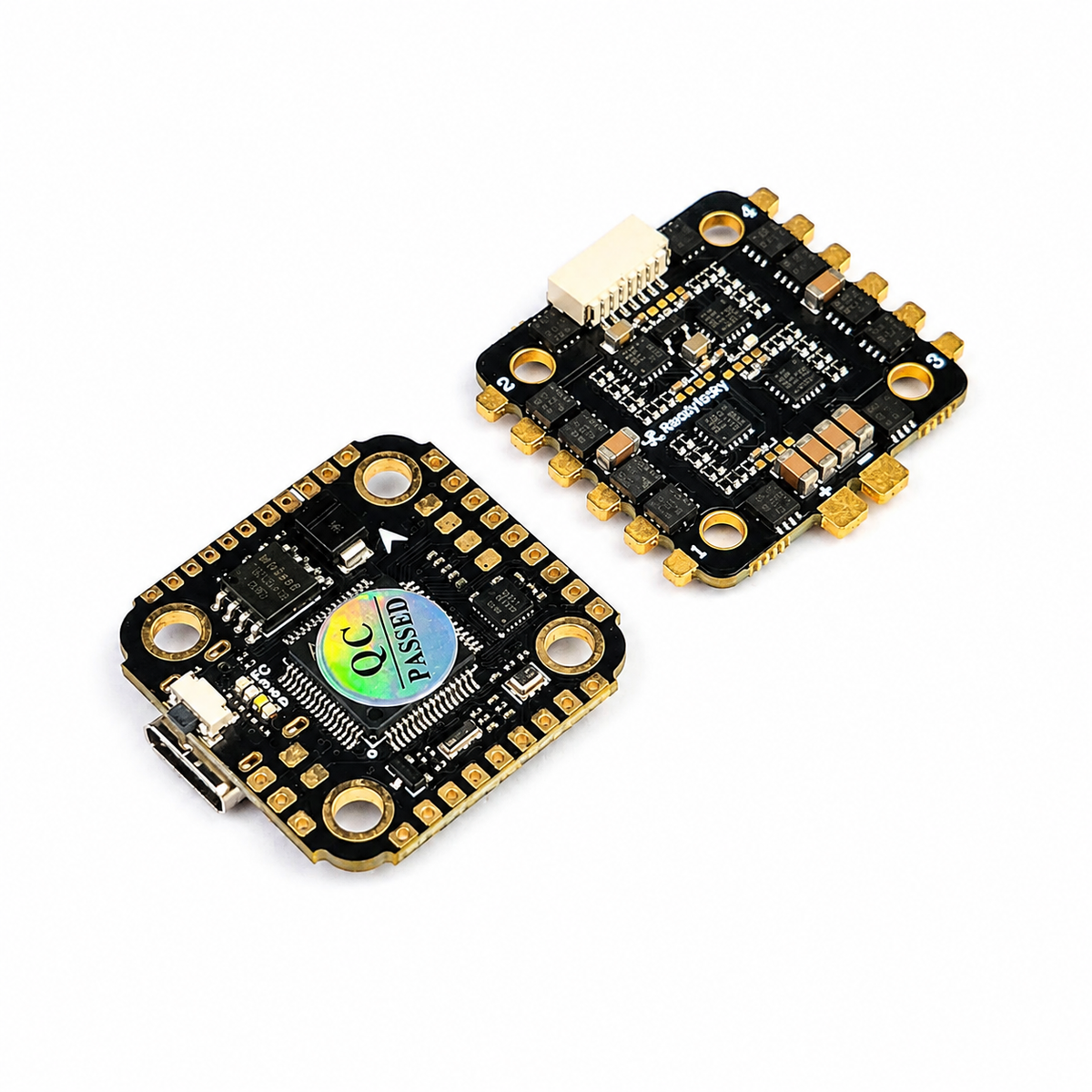 Top view of AocodaRC F7 Mini V1.0 Flight Controller