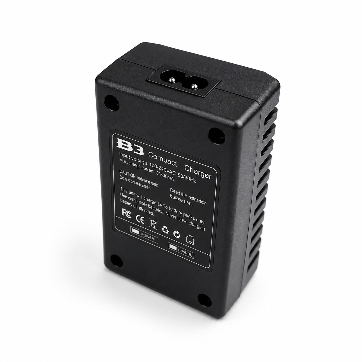 Side profile of the B3 2-3S LiPo Battery Balance Charger.