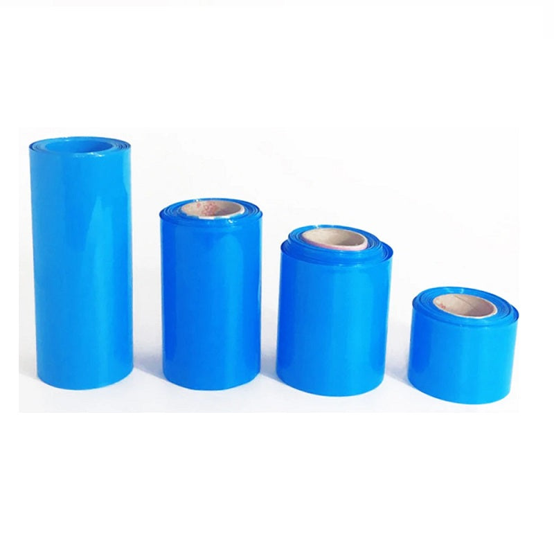 PVC Heat Shrink Sleeve 125mm Sky Blue