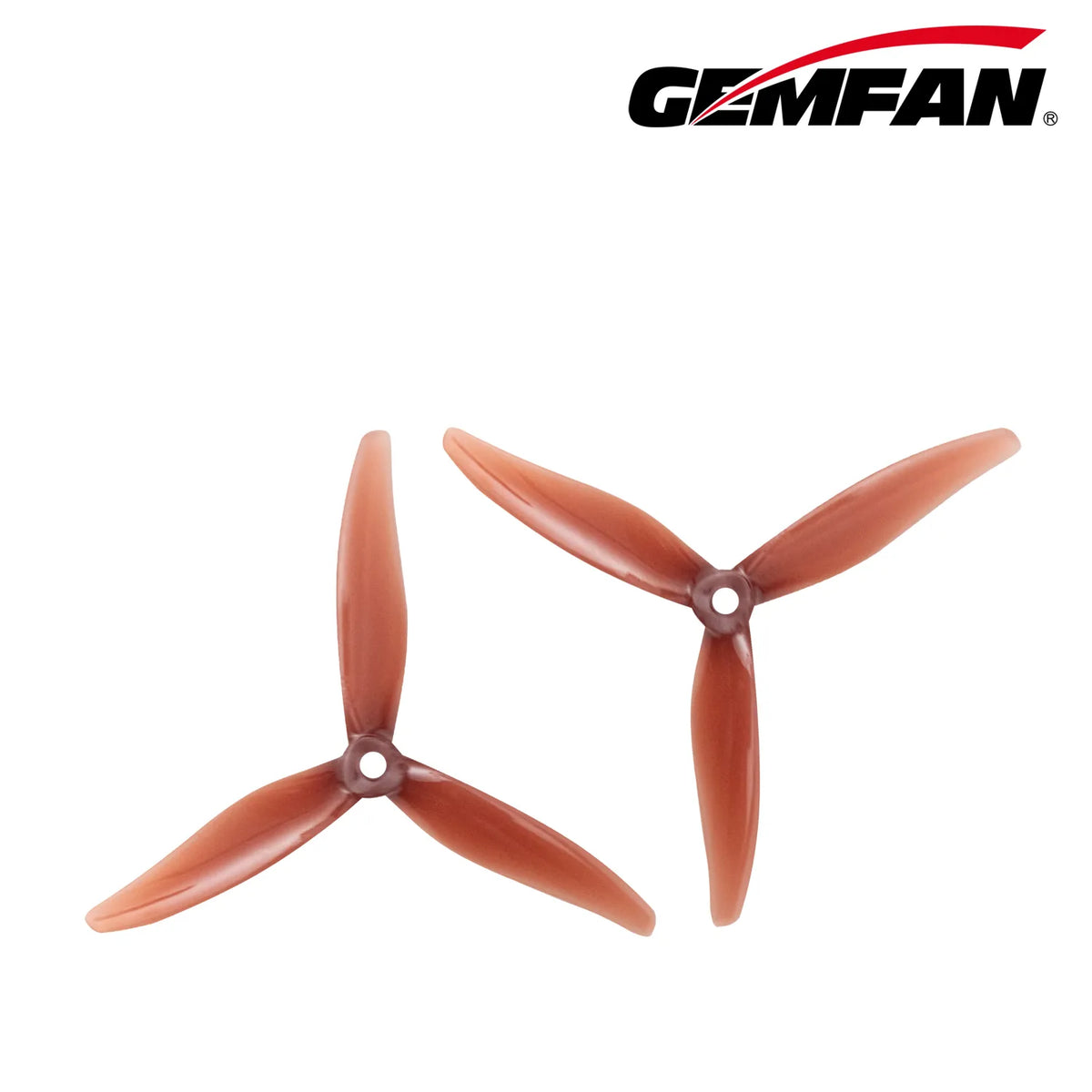 Gemfan 51366 MCK ReV3 PC 3-Blade Freestyle Propeller for 5 Inch FPV Drone (2CW + 2CCW) - Litchi Red