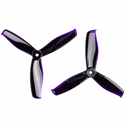 Gemfan 5055S Hulkie PC 3-Blade Freestyle Propeller for 5 Inch FPV Drone (2CW + 2CCW) - Black
