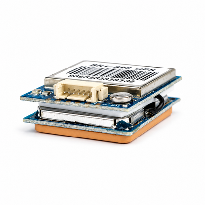 Angled view of Beitian BN-880 M8N GPS Module with HMC5883L compass for FPV drones