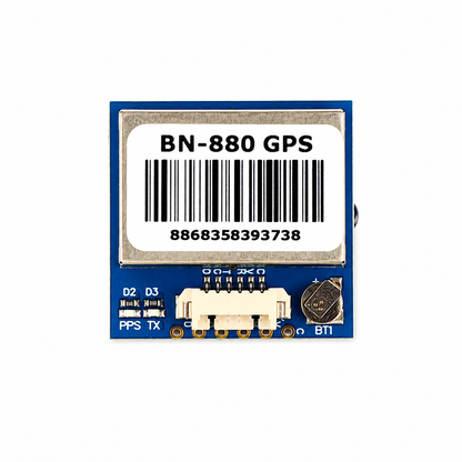 Side profile of Beitian BN-880 M8N GPS Module showing compact lightweight design